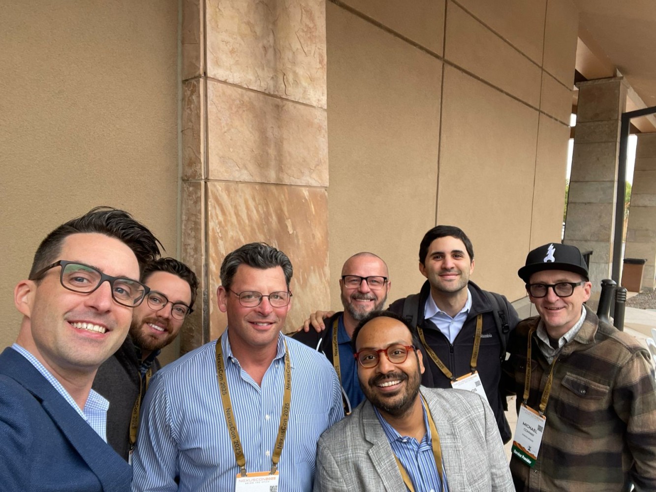 Participants from the #AIinFM Lunch Roundtable at Nexuscon 2025, Denver.