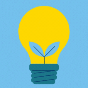 A lamp logo