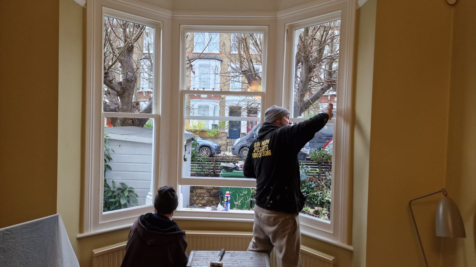 Fitting brand new windows and frames