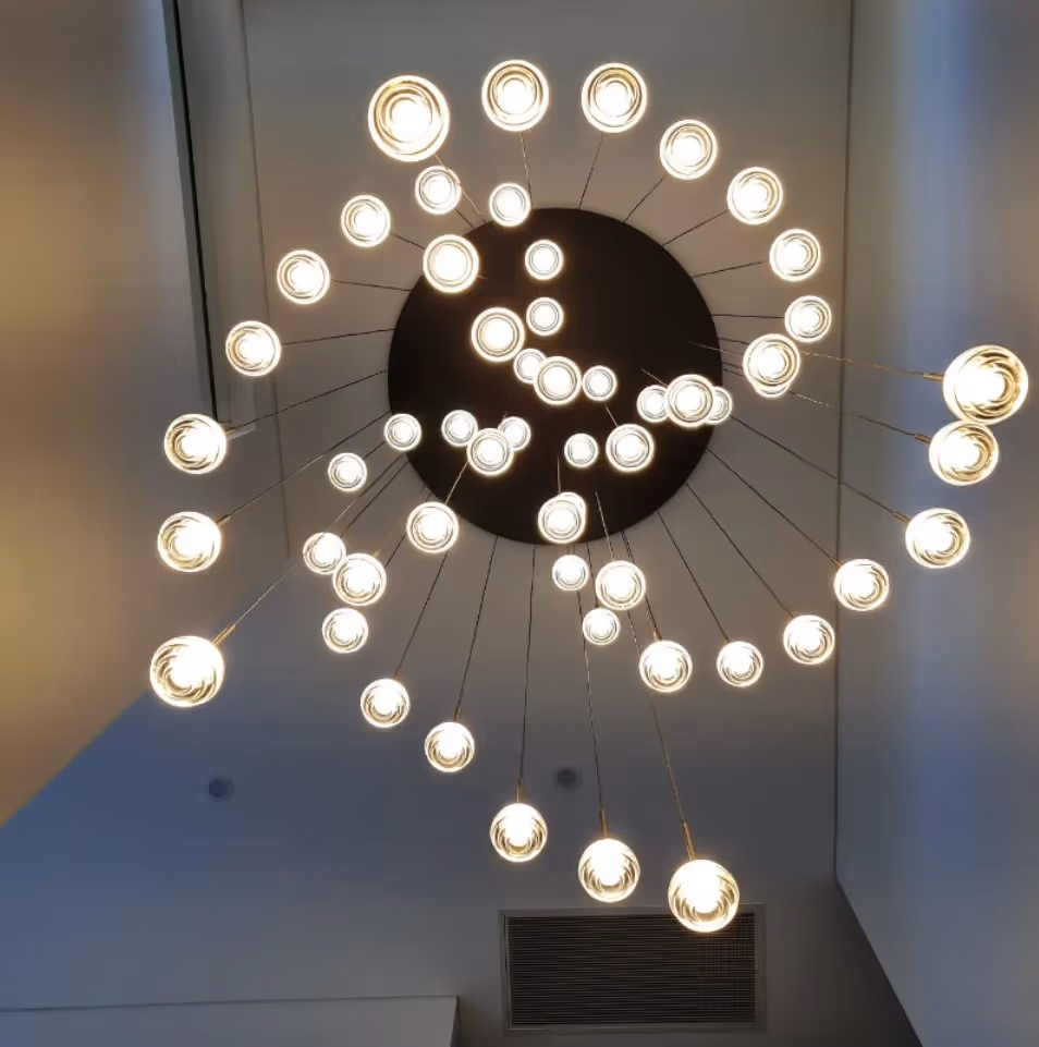nice lights installed by an electrician