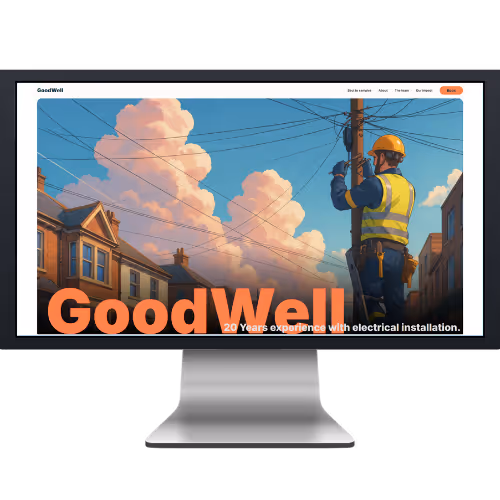 A monitor with a Yellow and grey theme