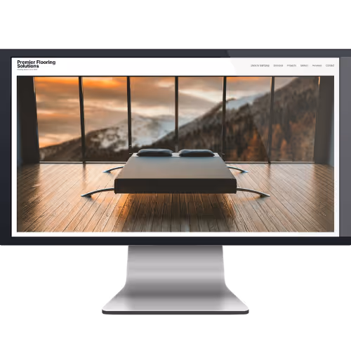 A monitor with a dark purple theme