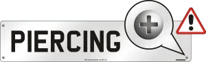 Not recommended: screws through number plate characters