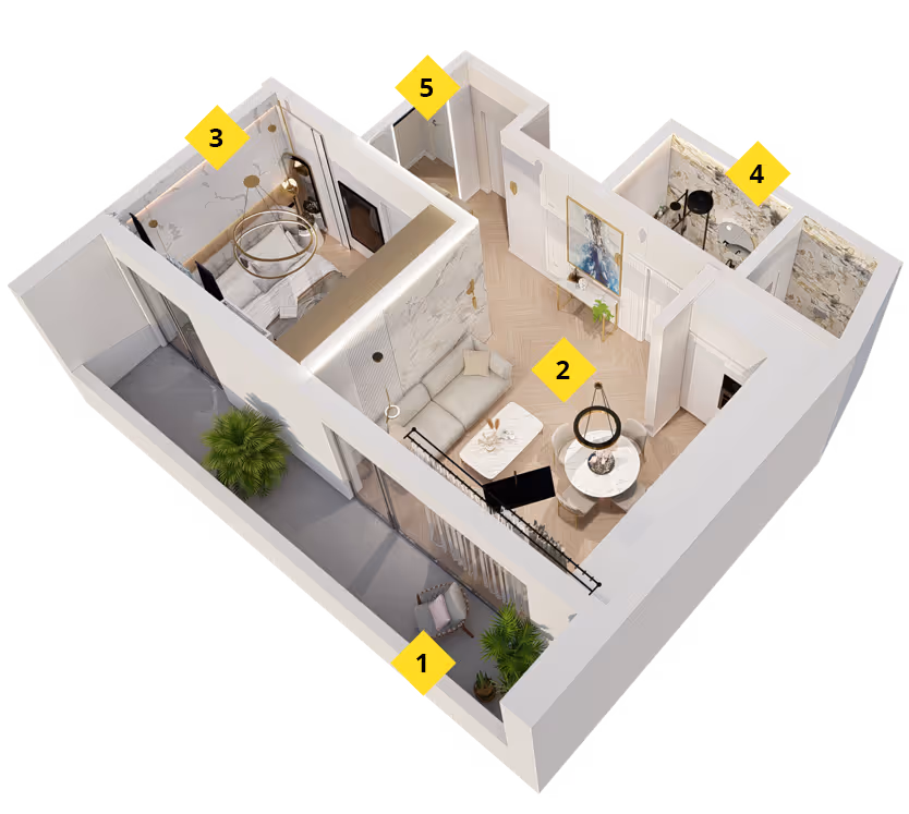 Randare apartament Reve dor