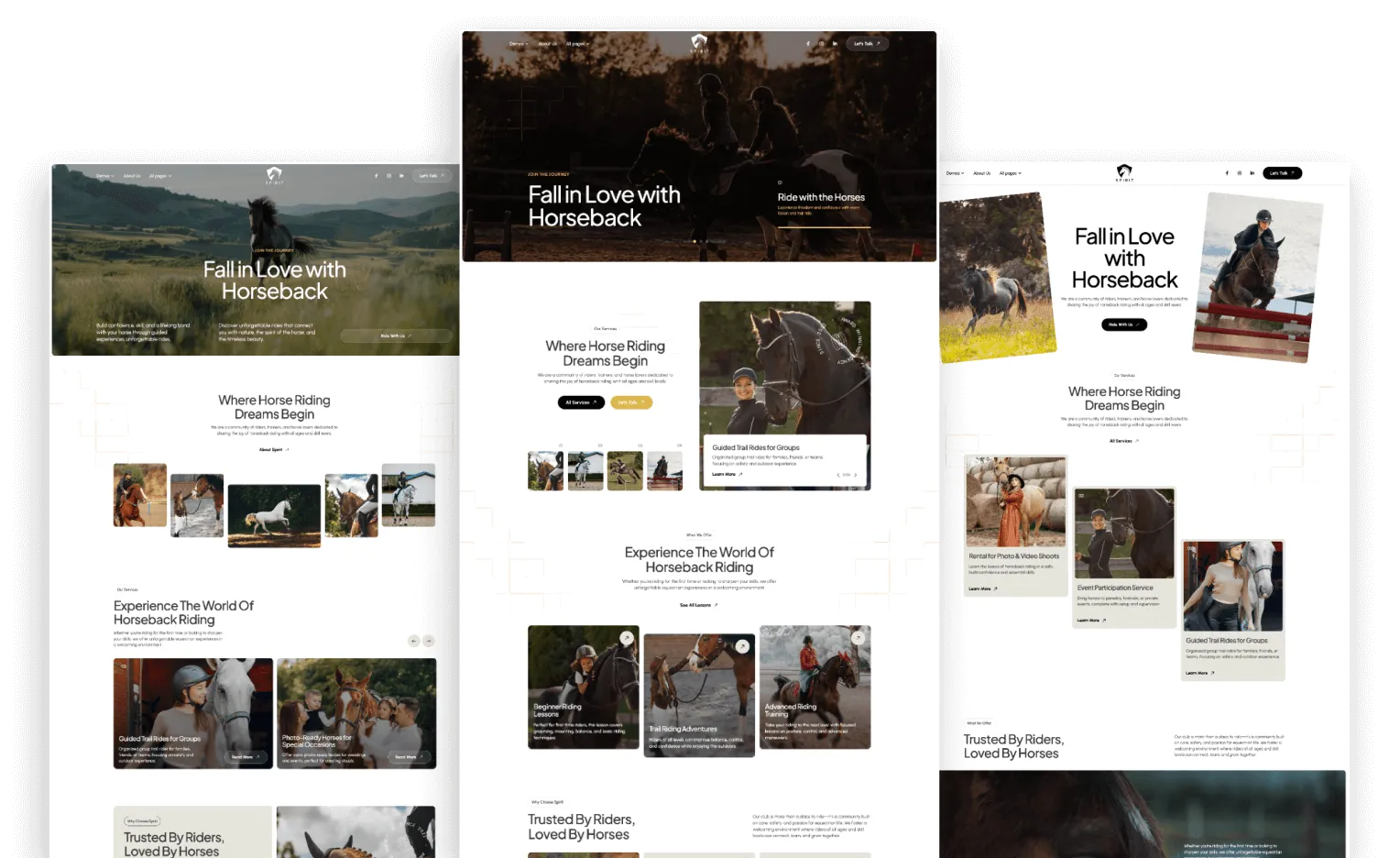 Home Pages Screenshot