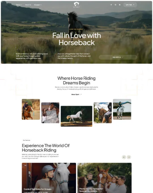 Home Pages Screenshot