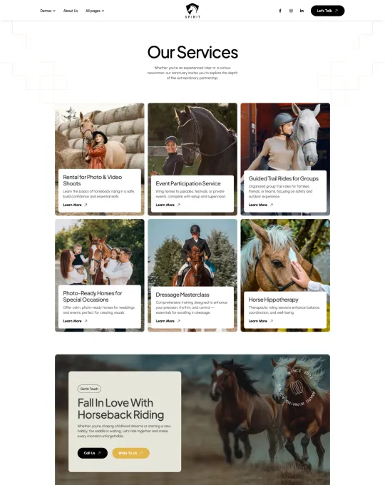 Home Pages Screenshot