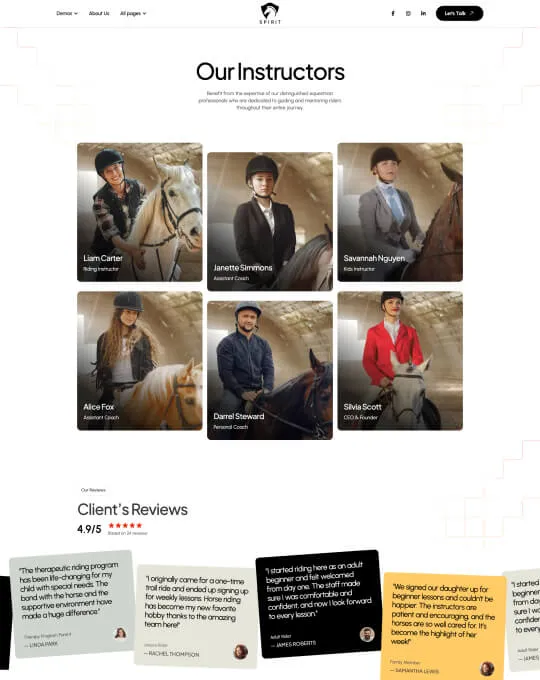 Home Pages Screenshot