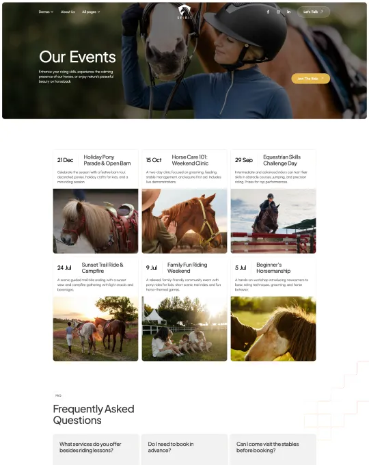Home Pages Screenshot