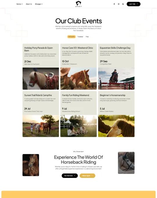 Home Pages Screenshot
