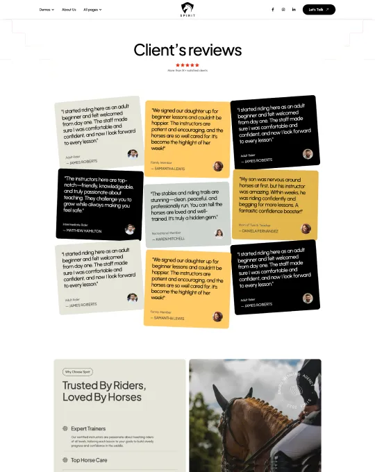 Home Pages Screenshot