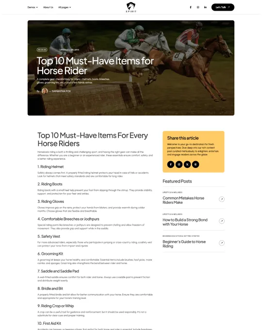 Home Pages Screenshot