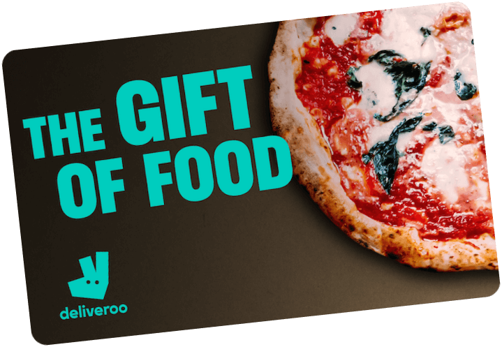 Deliveroo gift card