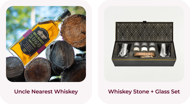 Whiskey and Glassware gift for employee birthdays and happy anniversaries gifts for employees