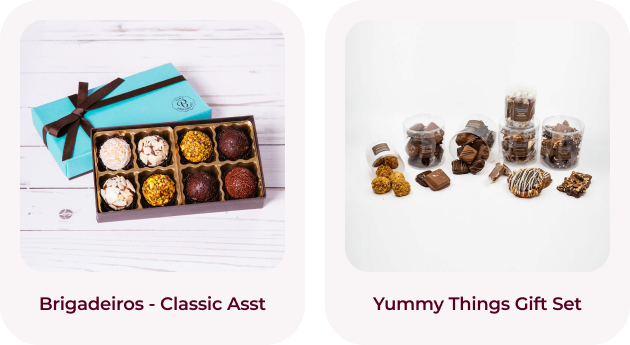 Chocolates and Yummy Things are just some of the happy anniversary and employee birthday gifts we have on Gifted.