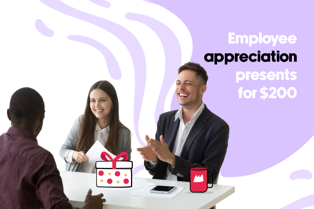 Employee appreciation presents for $200