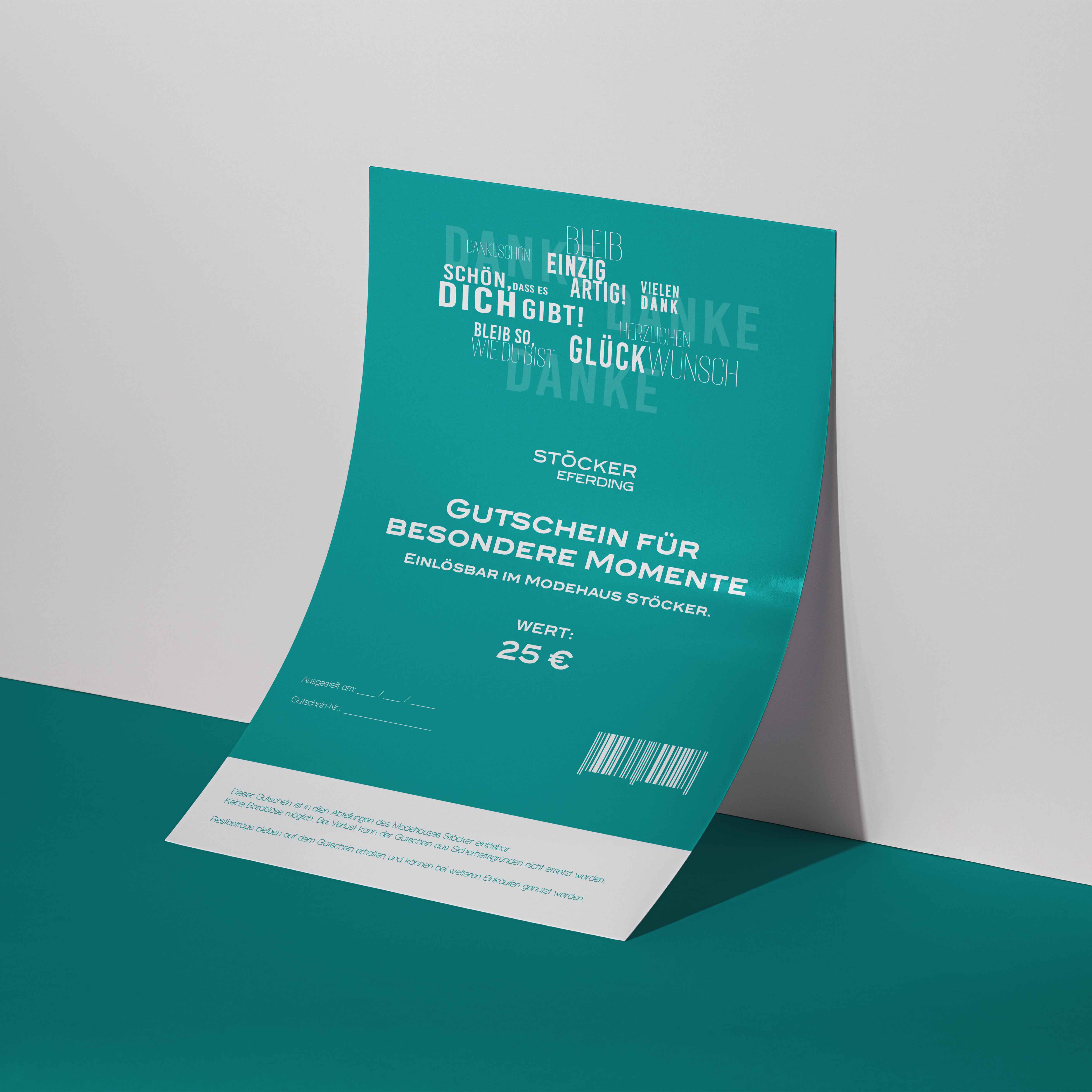 Gutschein im Wert von 25€