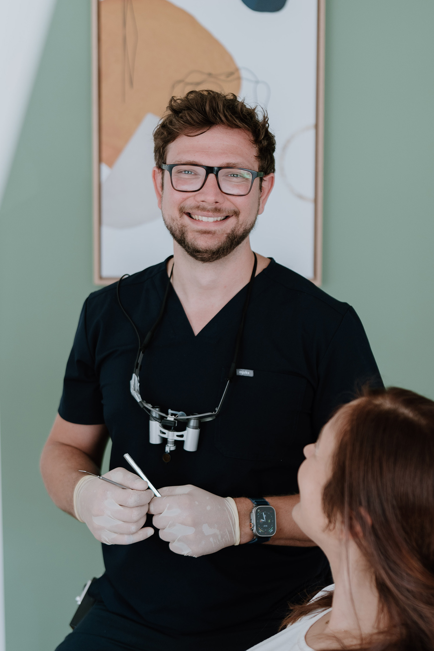 Ordination Dr. Edmund Benjamin Kukla mit Patientin