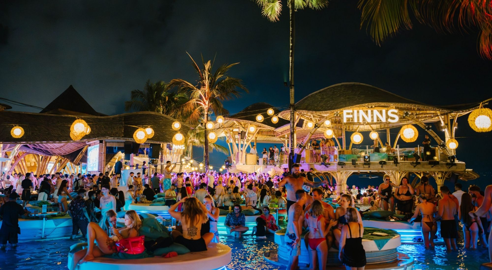 Beach club in bali