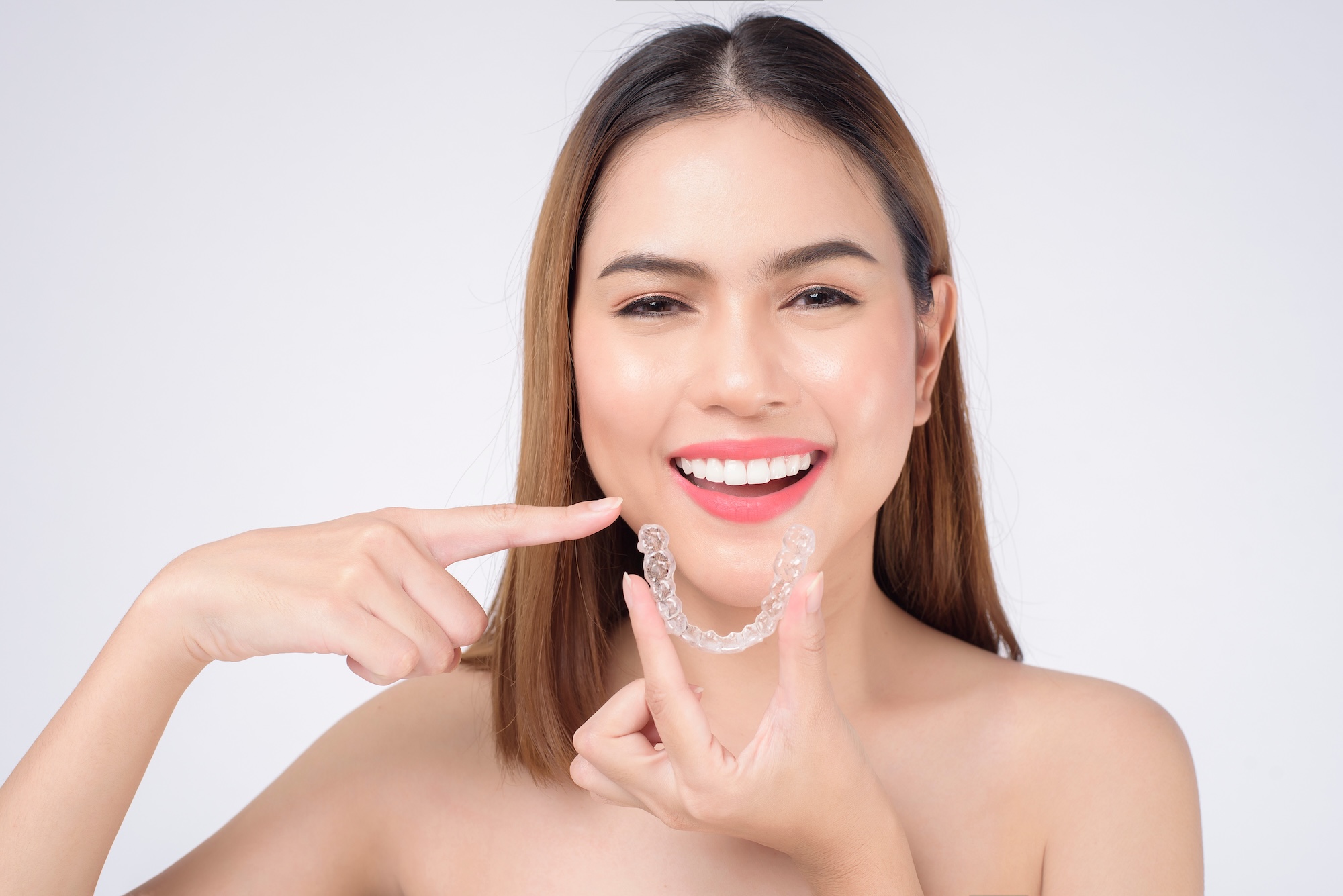 Invisalign clear aligners treatment at Omnia Dental Care in Chino Hills CA