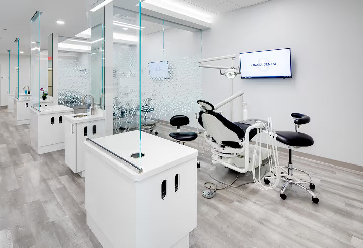 Treatment room at Omnia Modern Dentistry in Chino Hills, CA