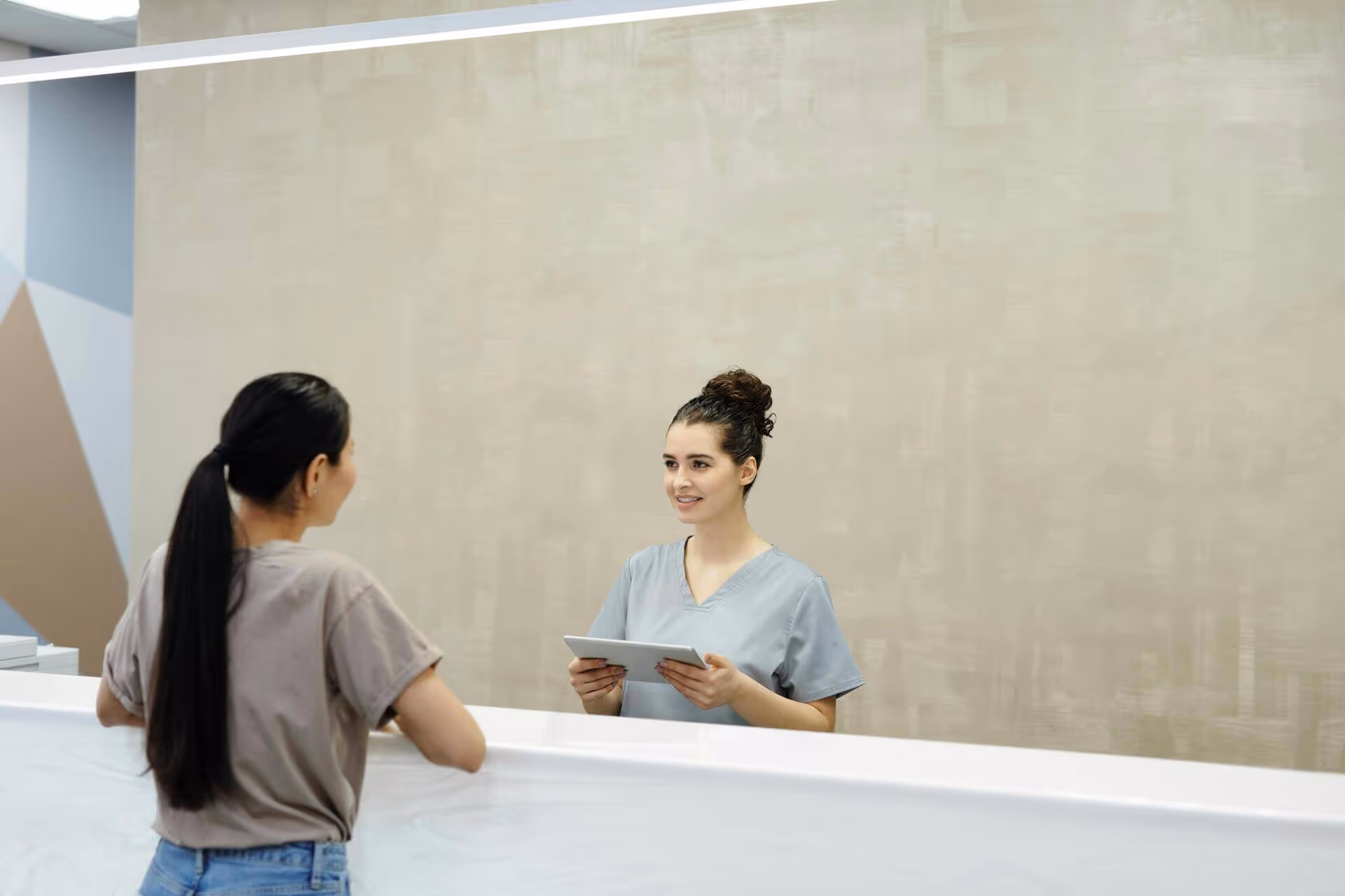 Service based business working with customers