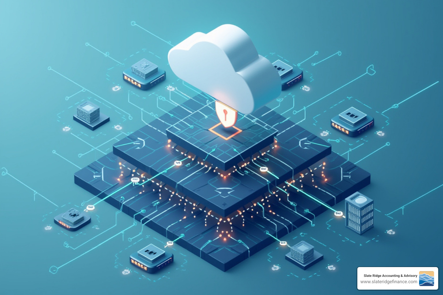 secure cloud architecture diagram - Remote accounting solutions