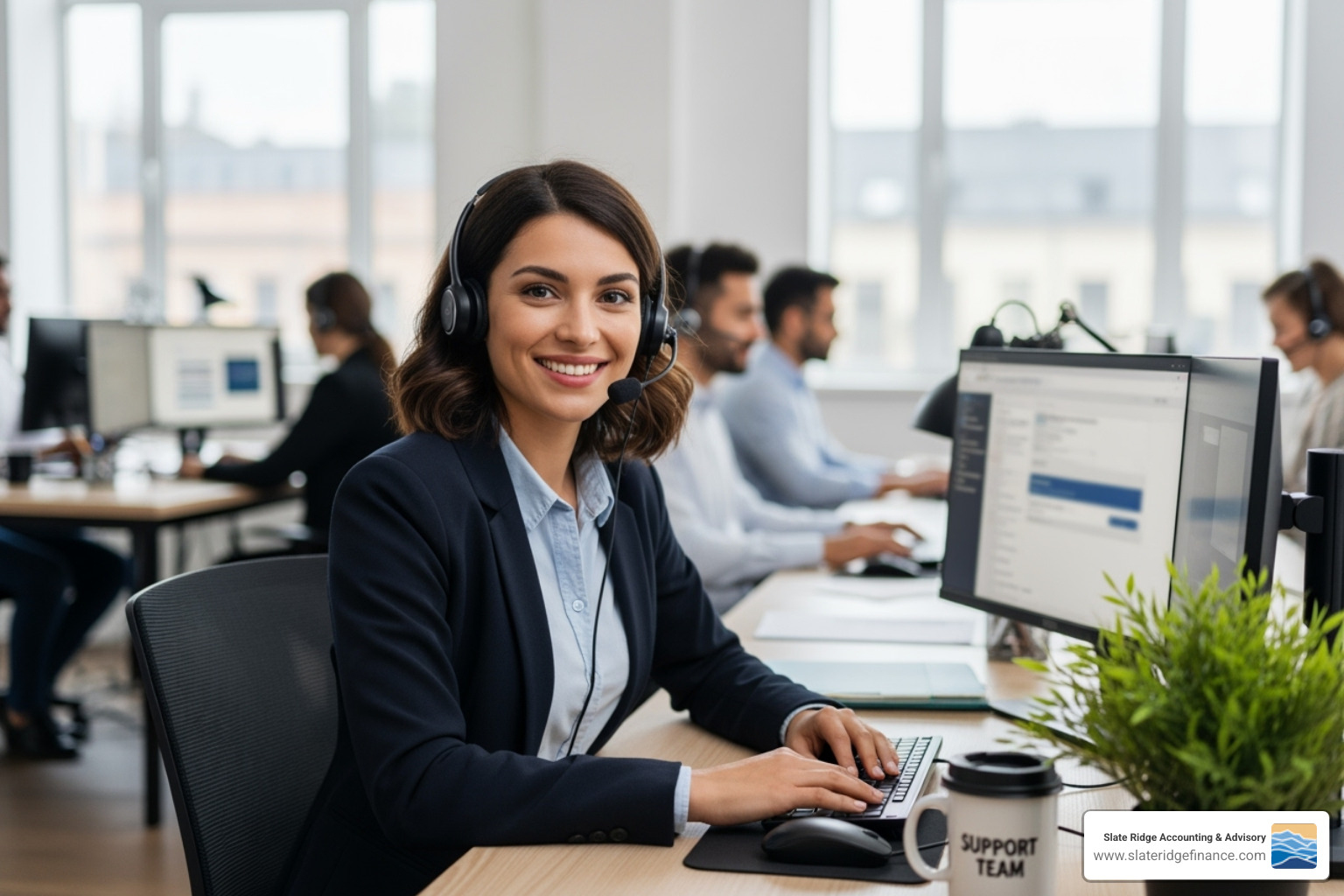 friendly customer support agent - small business online payroll services friendly customer support agent - small business online payroll services