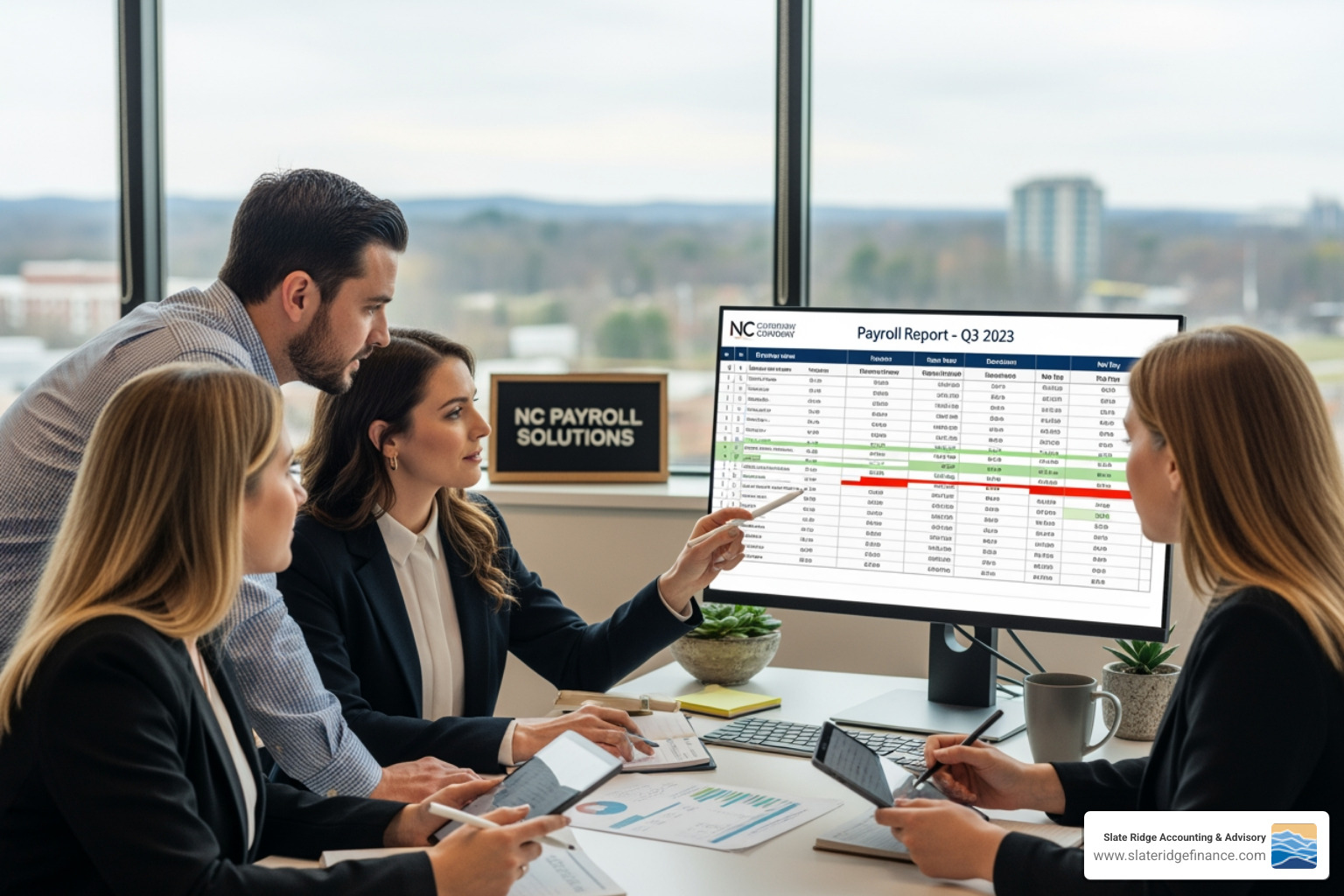 Clean payroll software dashboard - North Carolina payroll service