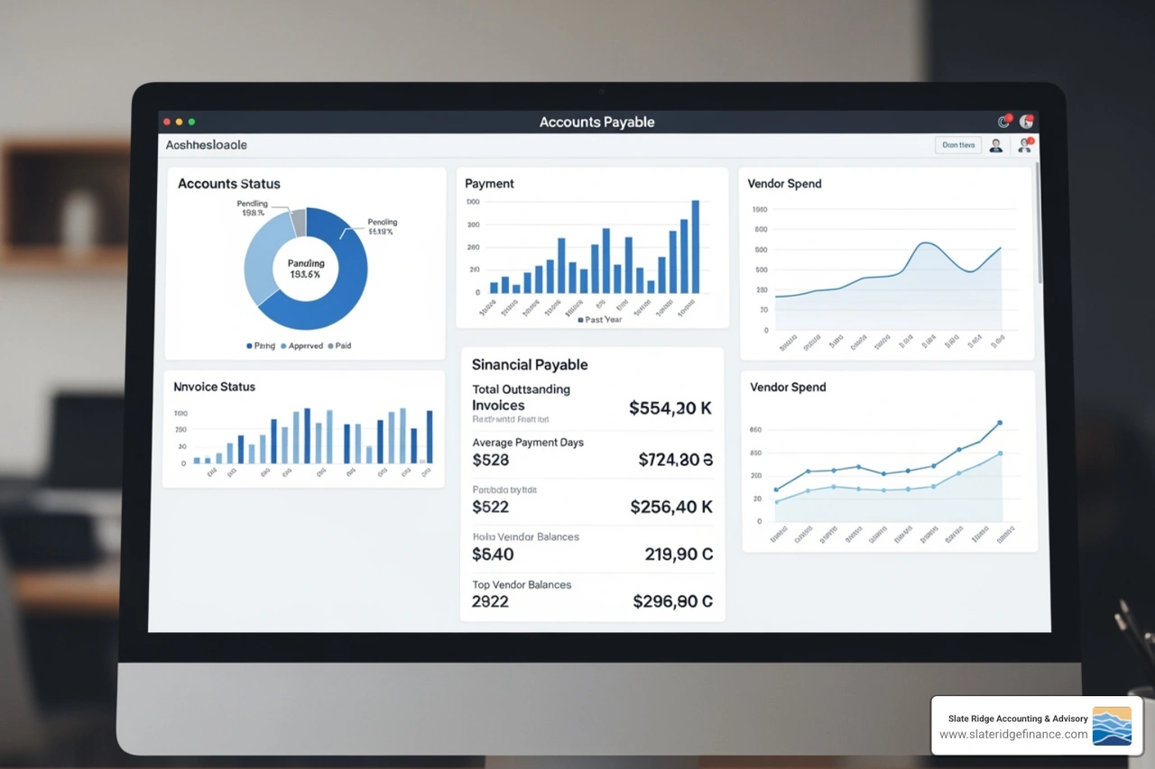 accounts payable dashboard - accounts payable outsourcing