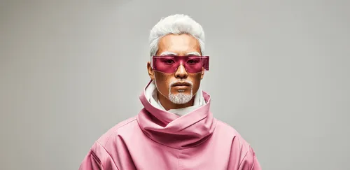 man on pink sweater