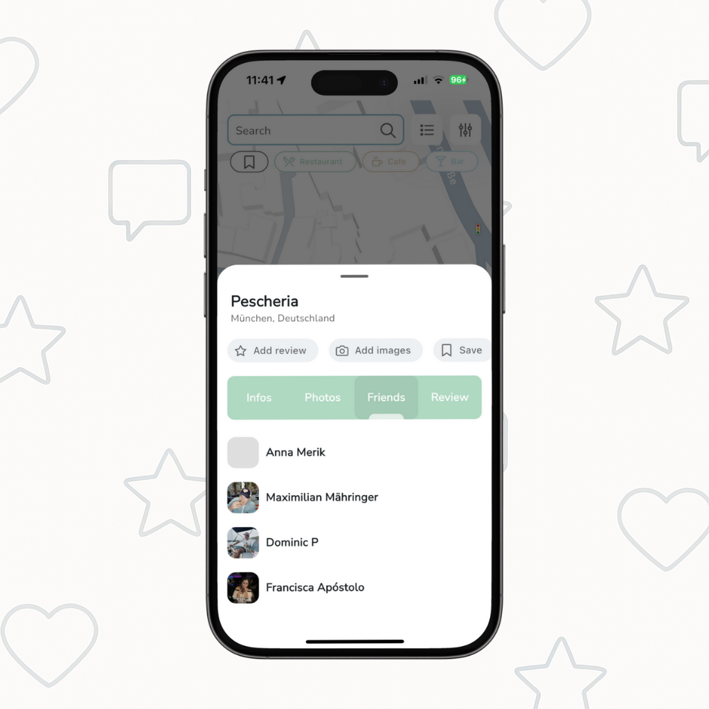 Localee Restaurant Screen