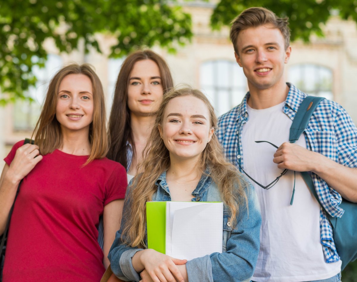 image of students during welcome week at a university