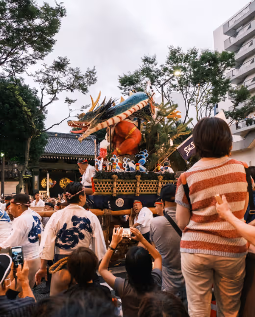 Matsuri festival in Japan