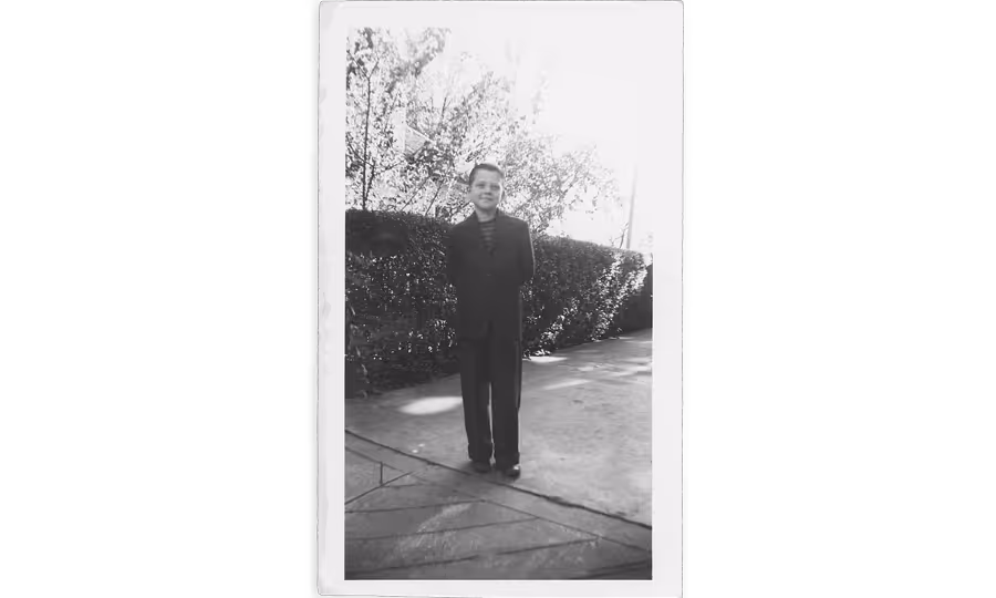 William J. O'Neil pictured as a young man