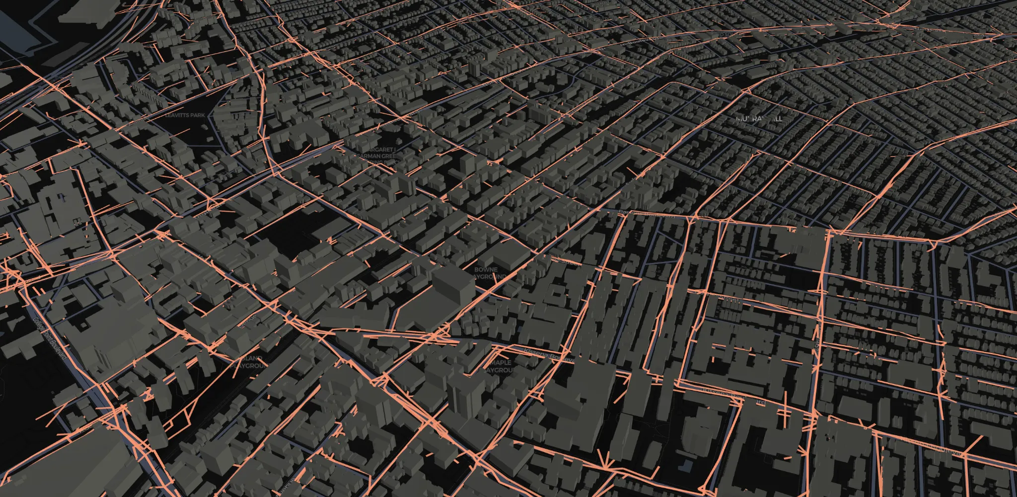 Georeferenced tracks visualization 
