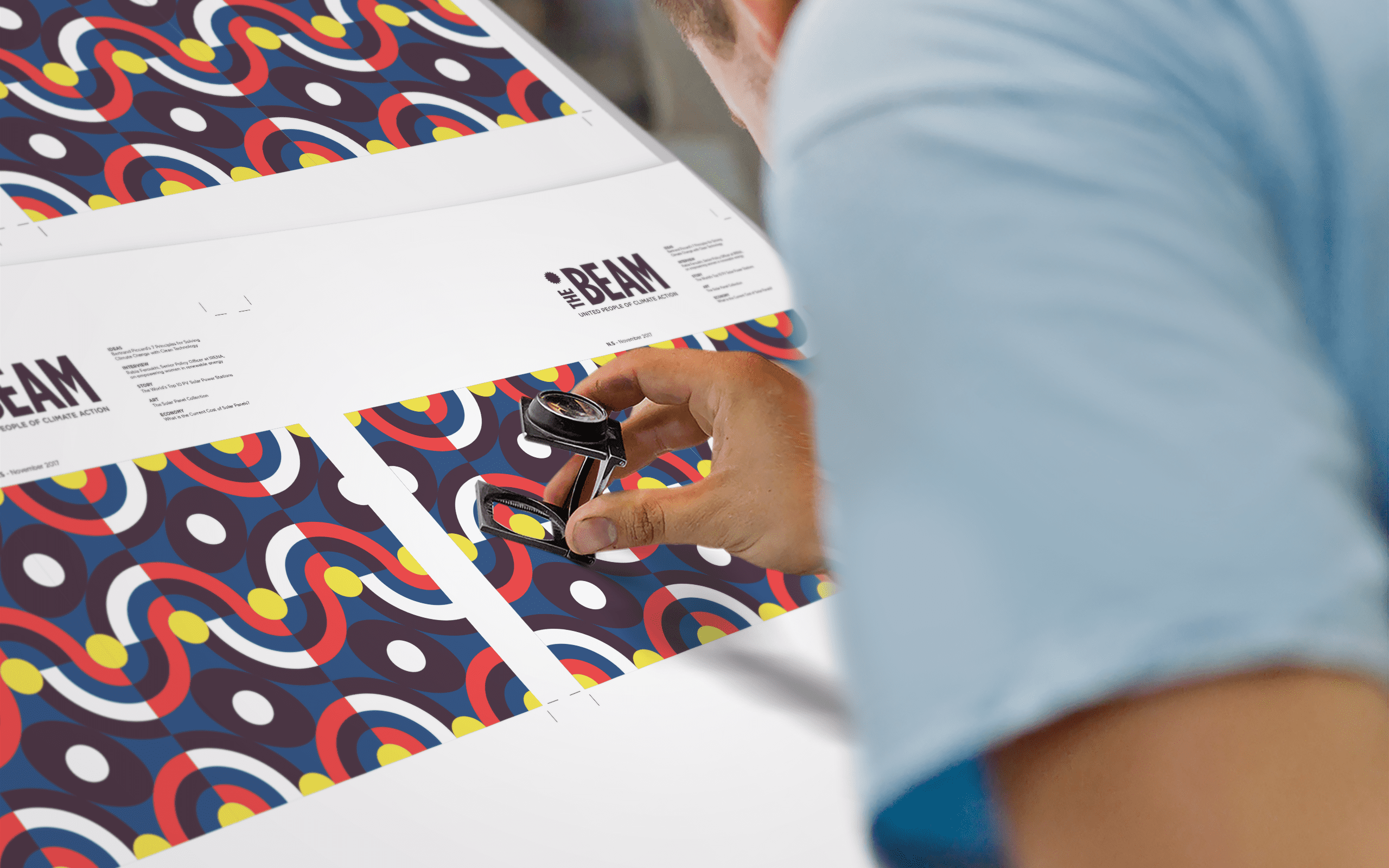 THE BEAM cover print