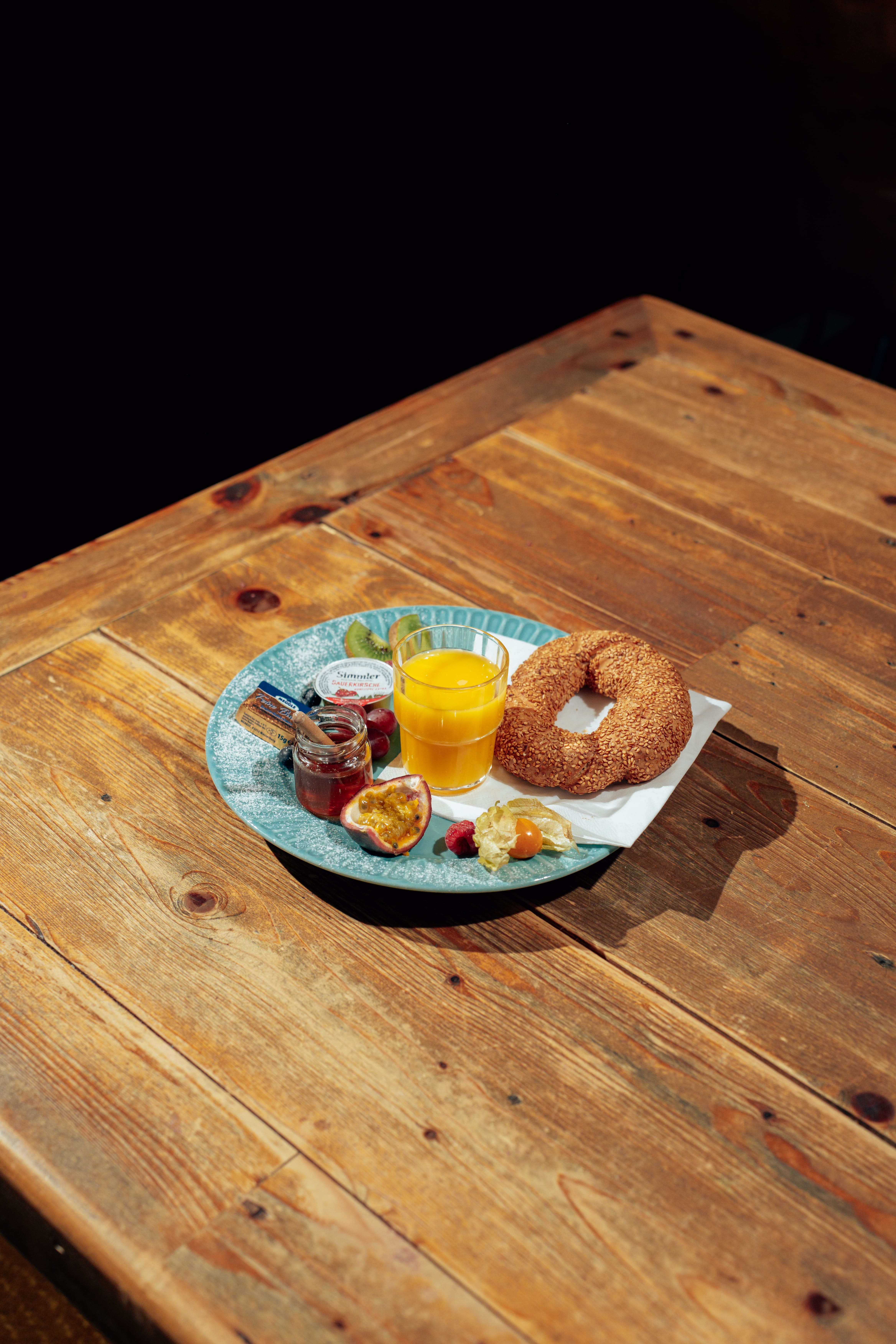 image of displayed menu (for a coffee shop & cafe)