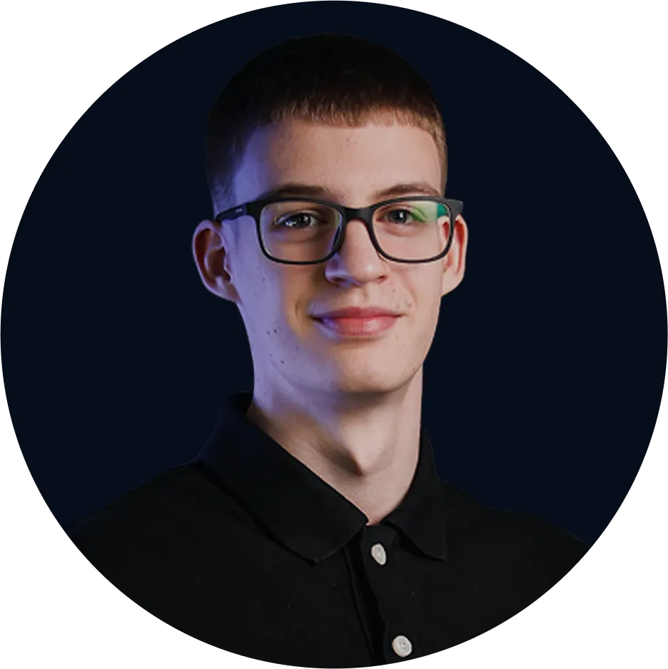 Portrait of Stefan Radić, Webflow developer and site owner.