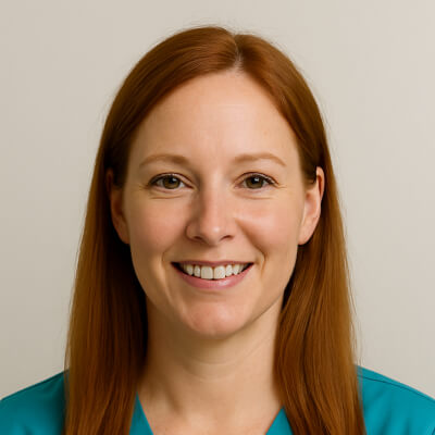 Porträt einer Mitarbeiterin.