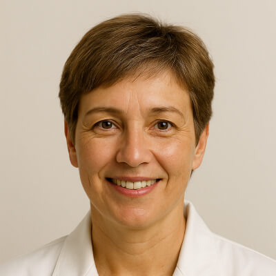 Porträt einer Ärztin.