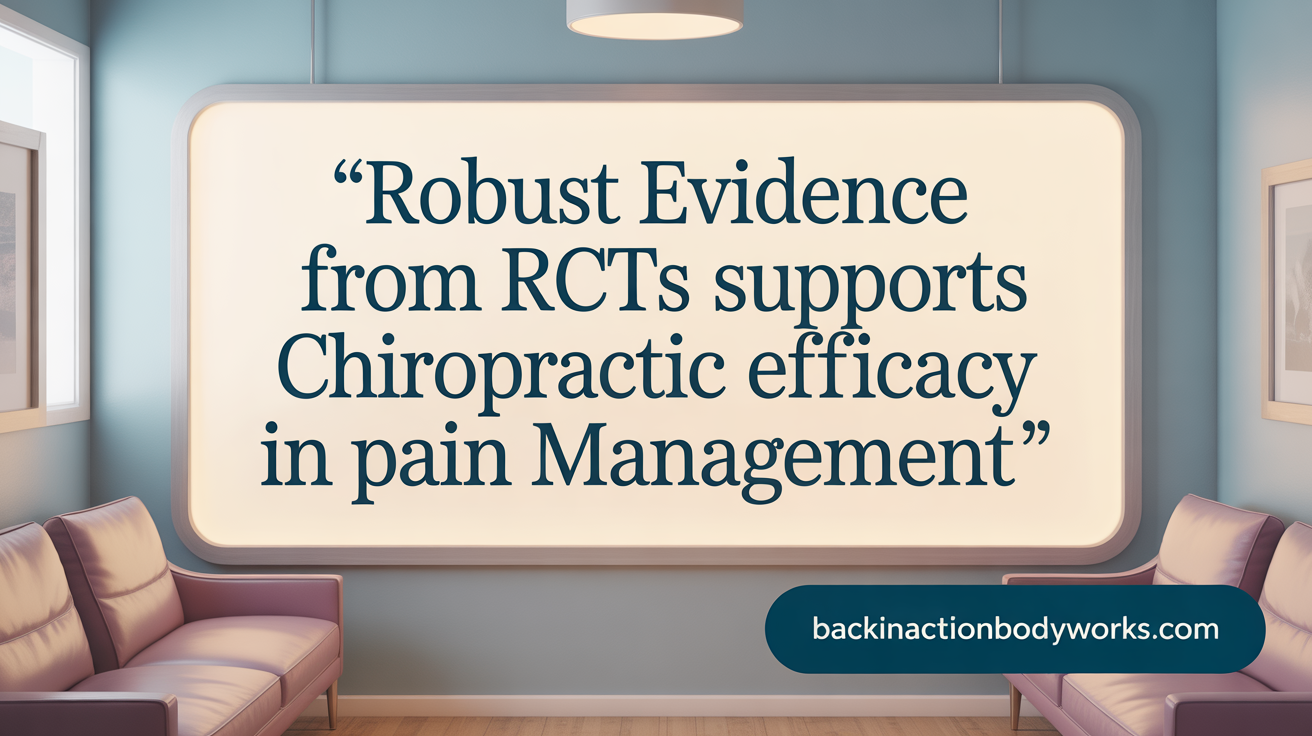 Robust Evidence from RCTs Supports Chiropractic Efficacy in Pain Management