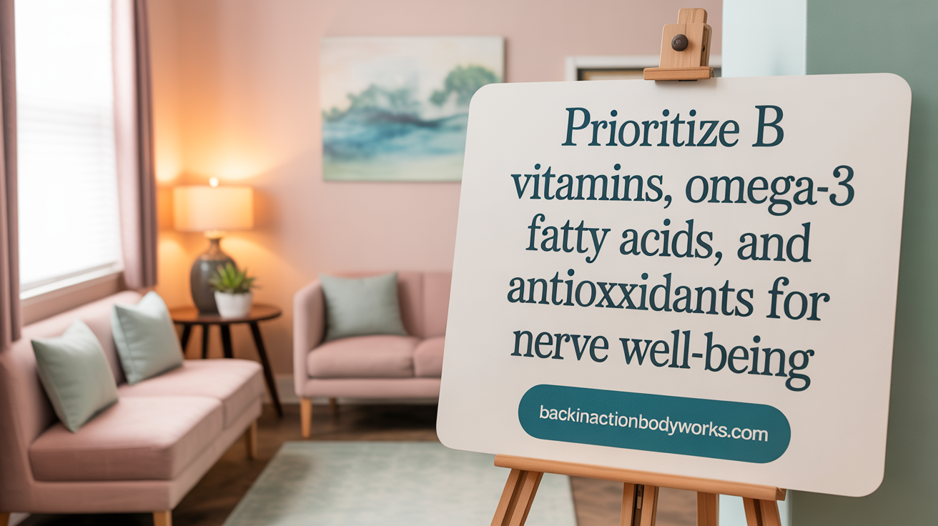 Prioritize B Vitamins, Omega-3 Fatty Acids, and Antioxidants for Nerve Well-being