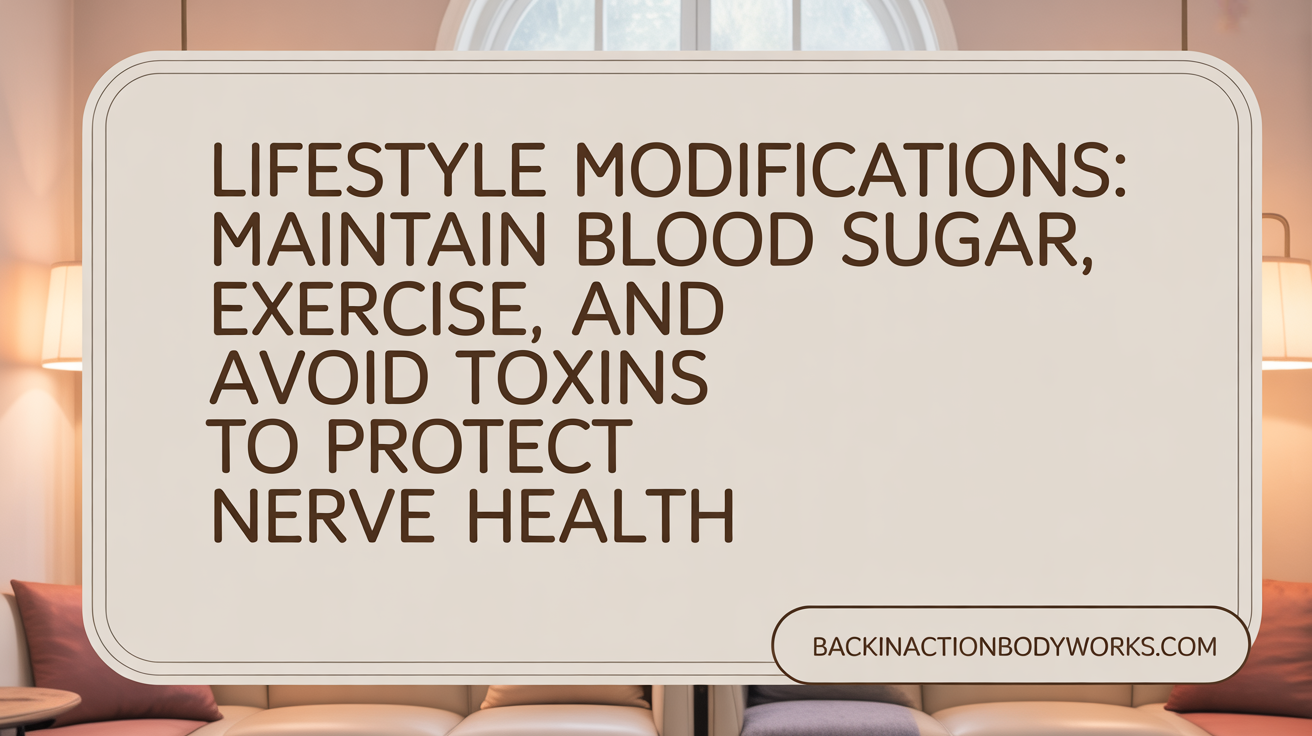 Lifestyle Modifications: Maintain Blood Sugar, Exercise, and Avoid Toxins to Protect Nerve Health