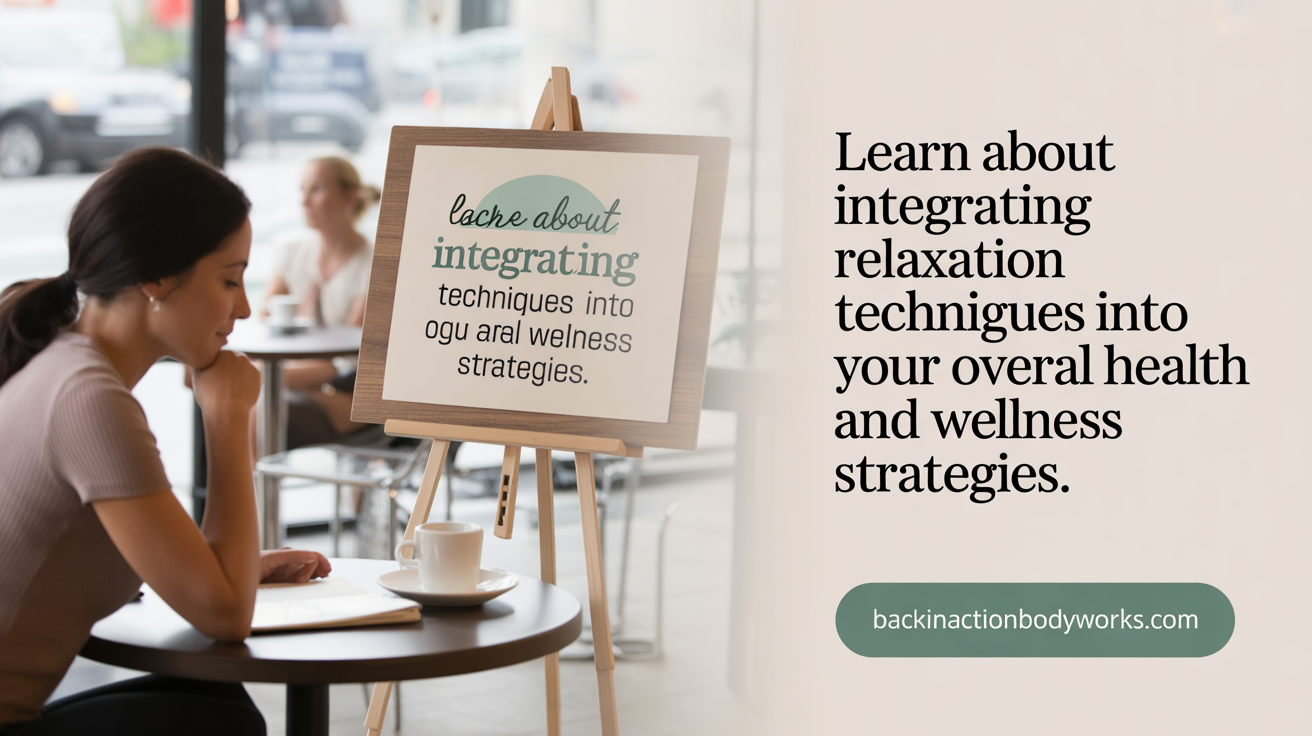 Learn about integrating massage into your overall health and wellness strategies.