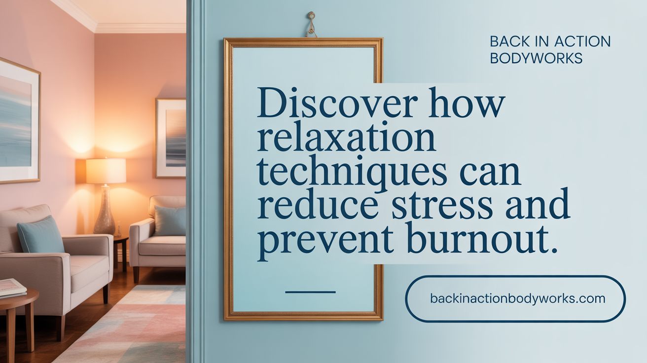 Discover how massage reduces stress and prevents burnout.