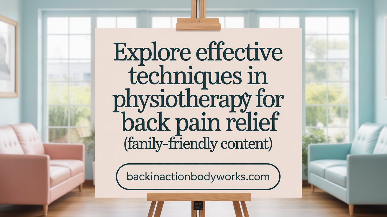 Explore Effective Techniques in Physiotherapy for Back Pain Relief