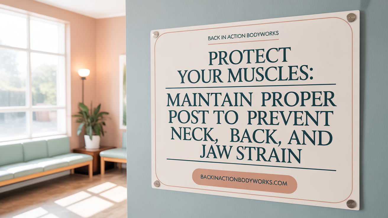 Protect Your Muscles: Maintain Proper Posture to Prevent Neck, Back, and Jaw Strain