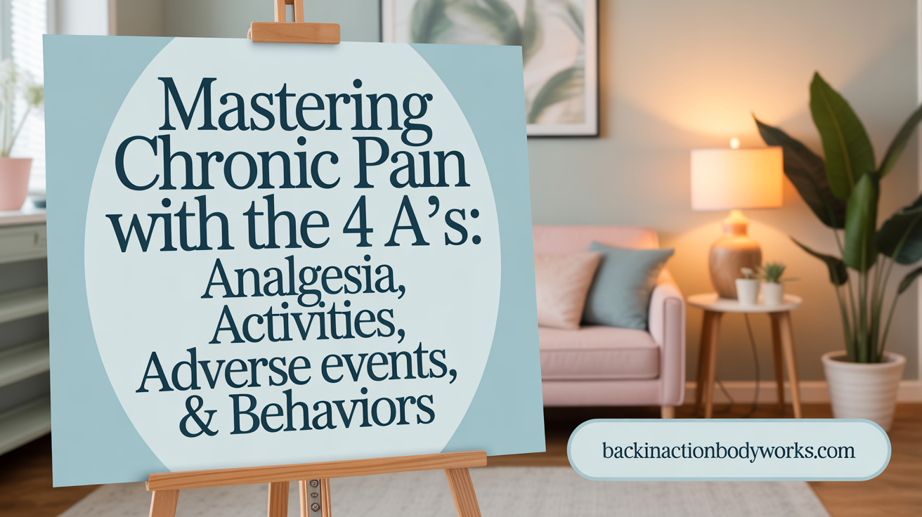 Mastering Chronic Pain with the 4 A's: Analgesia, Activities, Adverse Events, &amp; Behaviors