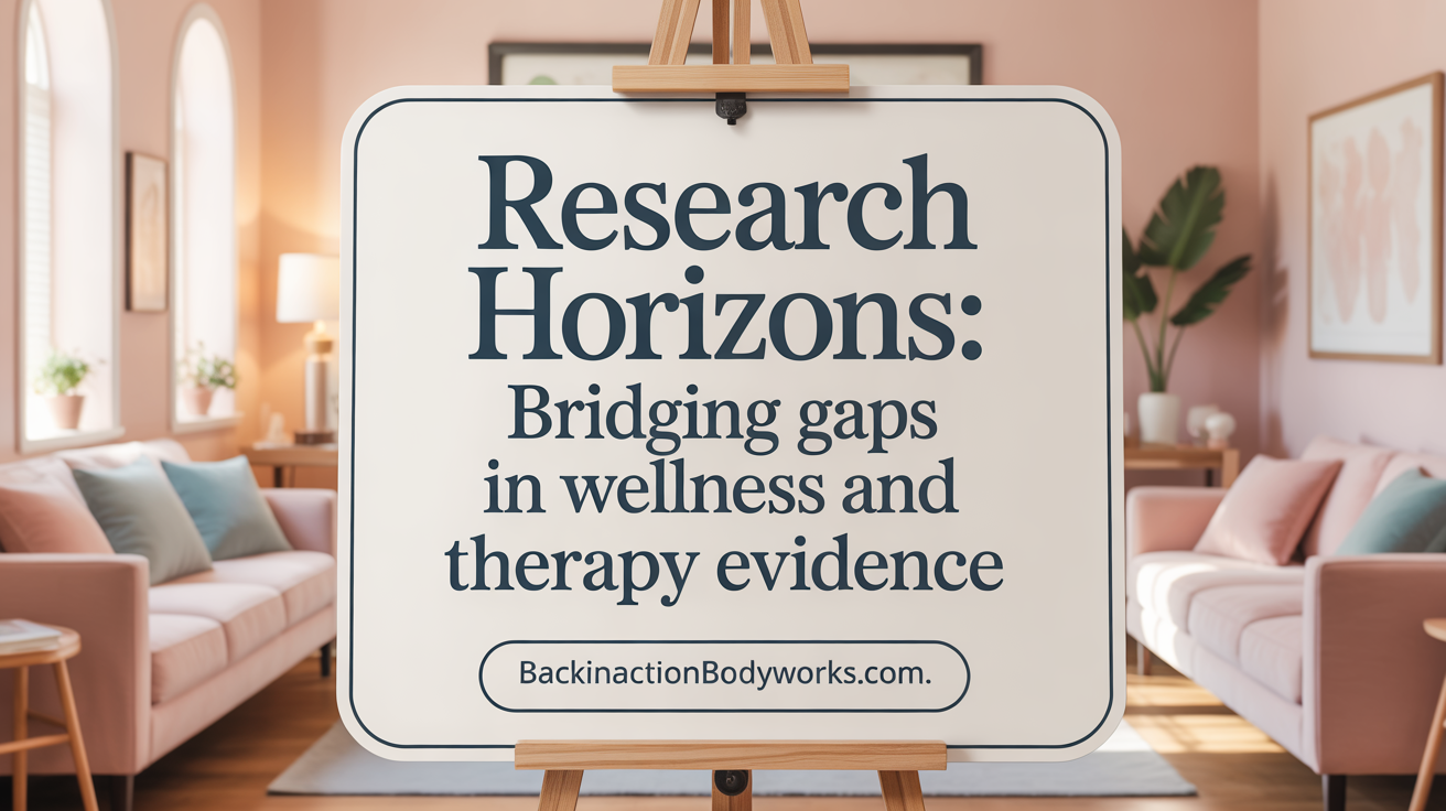 Research Horizons: Bridging Gaps in Massage Therapy Evidence